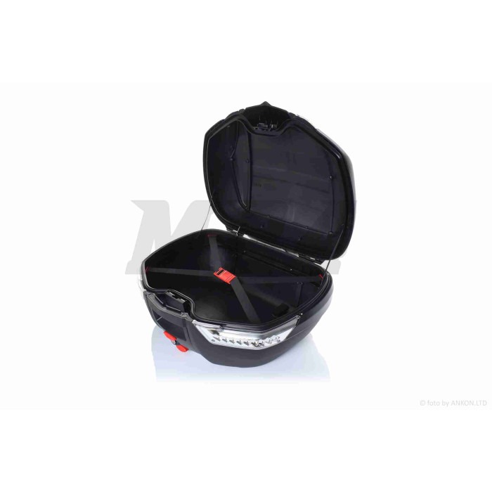 Кофр #898/1 59*45.5*32.5, 47L поліпропіленовий, переносний, діодний габарит+стоп-сигнал "LIPAI"