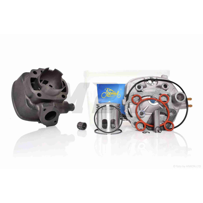 ЦПГ Minarelli LC, AEROX тюнінг 47mm (водяне охолодження) +головка #PRO "LIPAI"
