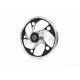 Диск колеса задний 17"-1.40 Alpha/Active литой, усиленый, черный #круг