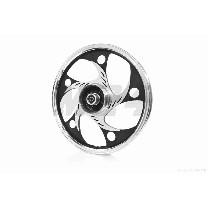 Диск колеса задний 17"-1.40 Alpha/Active литой, усиленый, черный #круг
