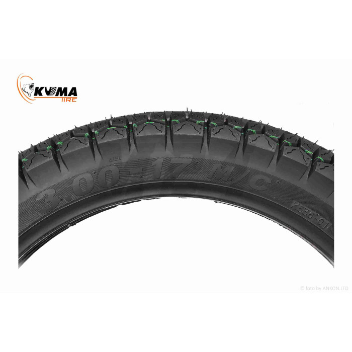 Покришка (мотошина) 17" 3.00-17 #K-536 TT, 45P "KUMA" В'ЄТНАМ