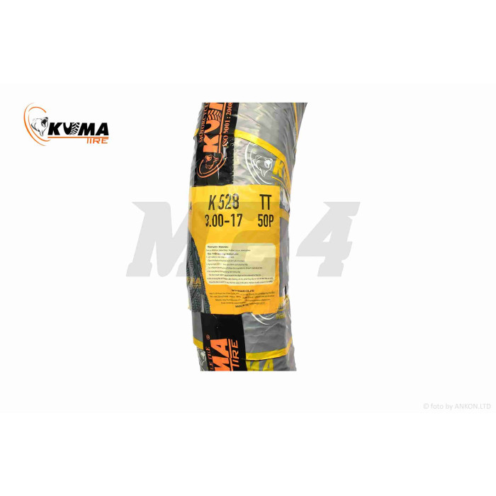 Покришка мото 17" 3.00-17 #K-528 TT, 45P "KUMA" В'ЄТНАМ