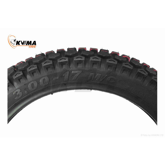 Покришка (мотошина) 17" 3.00-17 #K-529 TT, 50P "KUMA" В'ЄТНАМ