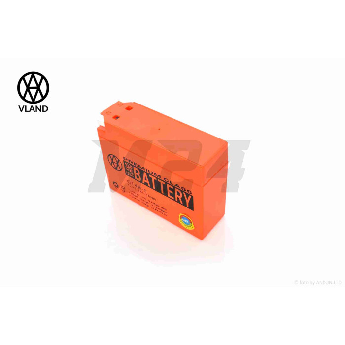 Акумулятор GEL 12V 2.3A Suzuki/Yamaha 115-40-90mm GT4B-5 "VLAND" (2025)