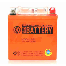 Акумулятор GEL 12V 5A 119-60-129mm, високий YB5L-BS "VLAND" (2026)
