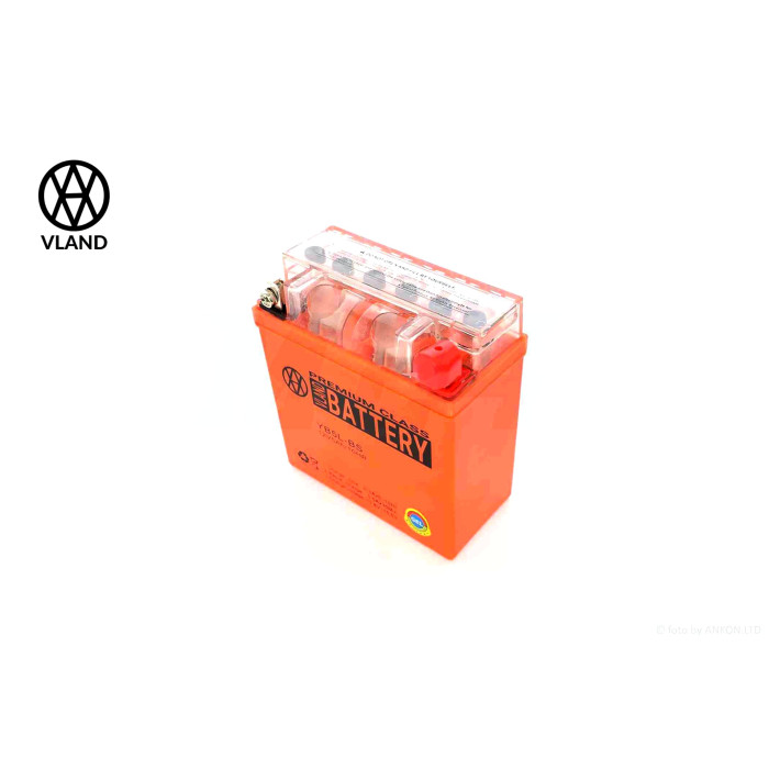 Акумулятор GEL 12V 5A 119-60-129mm, високий YB5L-BS "VLAND" (2026)