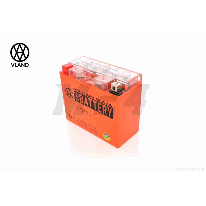 Акумулятор GEL 12V 10A 150-70-130mm YT12B-4 "VLAND" (2023)