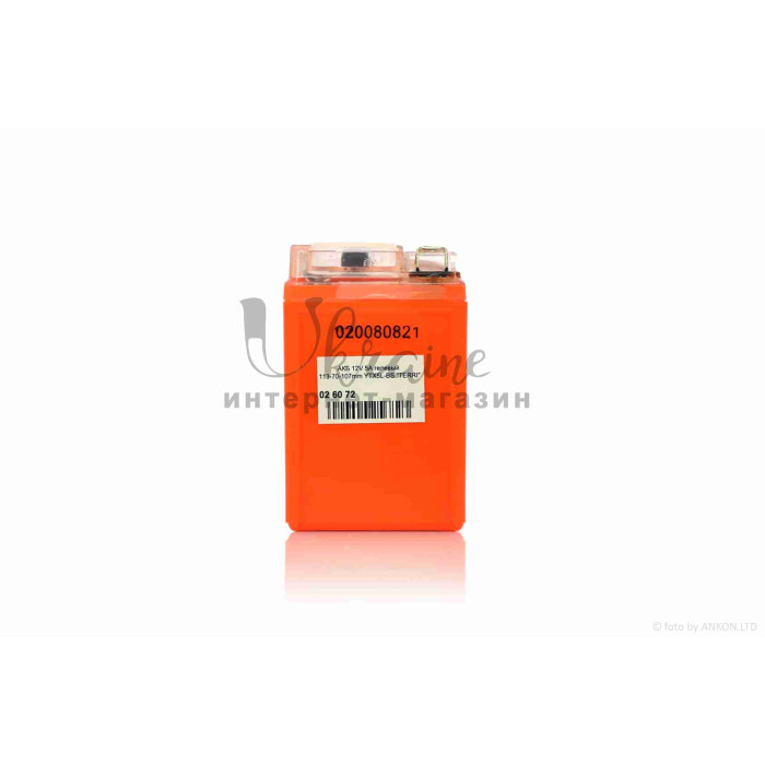 Акумулятор GEL 12V 5A 113-70-107mm UTX5L-BS (YTX5L-BS) "OUTDO" 2025