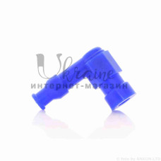 Свічник мото кут 90, силіконовий "LIPAI" (синій)