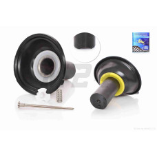 Мембрана карбюратора затворна GY6 80 18mm з вибіркою +голка "LIPAI"