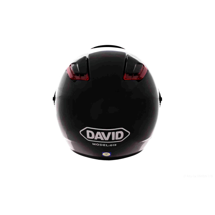 Шолом відкритий "DAVID" (#D018, чорний, XL, АБС-пластик)