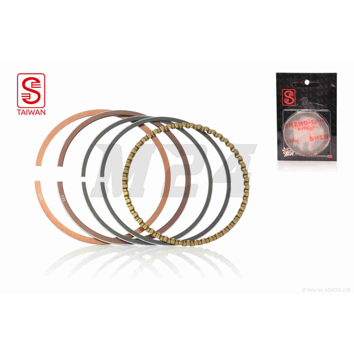 Кільця к-кт GY6 80 STD 47.00 "SEE" (Sheng-E) ТАЙВАНЬ (блістер)