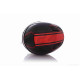 Шолом інтеграл "DAVID" (#820, XL, black/red, комір)