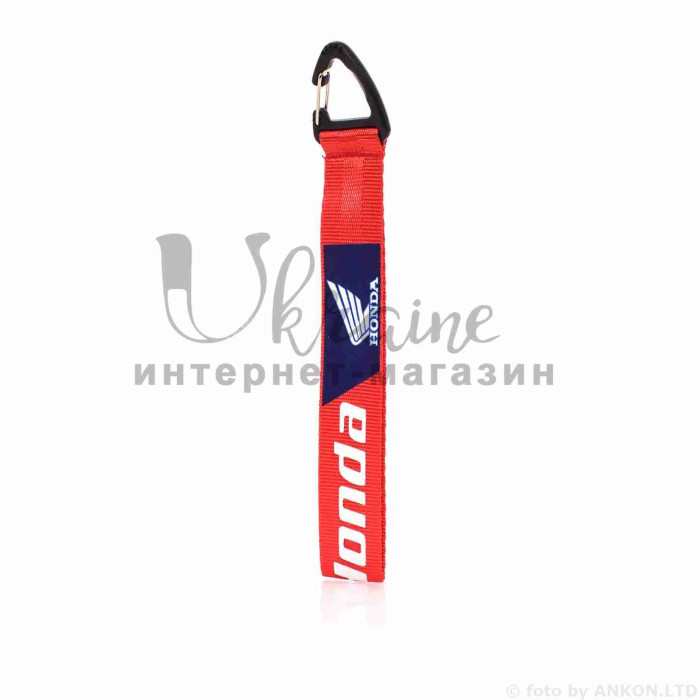 Шнурок для ключів 150mm, пластмасовий карабін #4 (Honda)