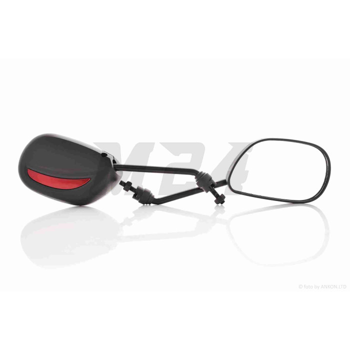 Дзеркала M8 R+R #QX-1287 "SDTW" (червона вставка)