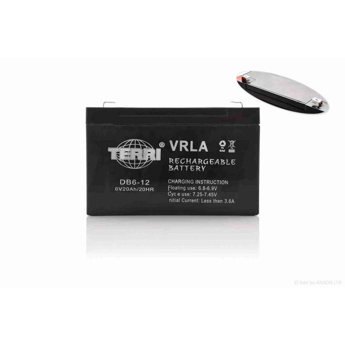 Акумулятор 12V 4A GEL 113-70-85mm YTX4L-BS "MSU" 6V 12A SLA 150-50-90mm DB6-12 "TERRI"