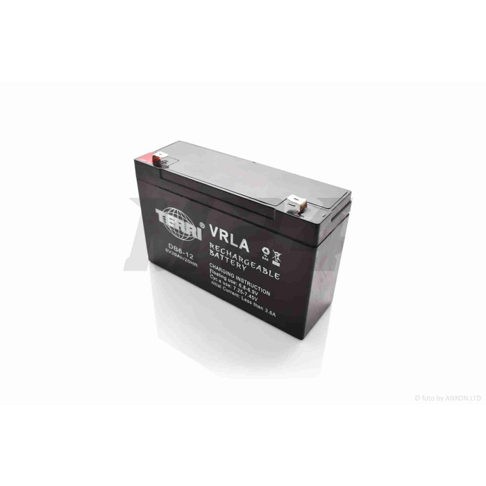 Акумулятор 12V 4A GEL 113-70-85mm YTX4L-BS "MSU" 6V 12A SLA 150-50-90mm DB6-12 "TERRI"