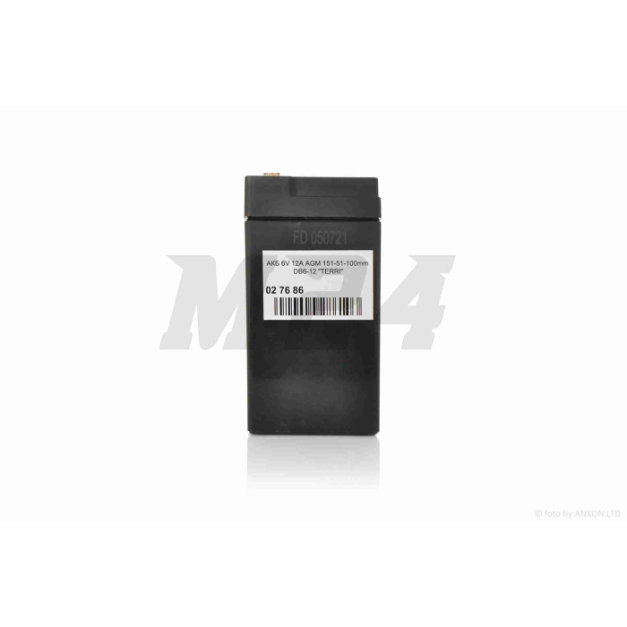 Акумулятор 12V 4A GEL 113-70-85mm YTX4L-BS "MSU" 6V 12A SLA 150-50-90mm DB6-12 "TERRI"
