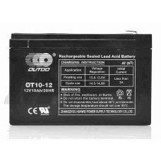 Акумулятор SLA 12V 10A 151-96-100mm OT10-12 "OUTDO"