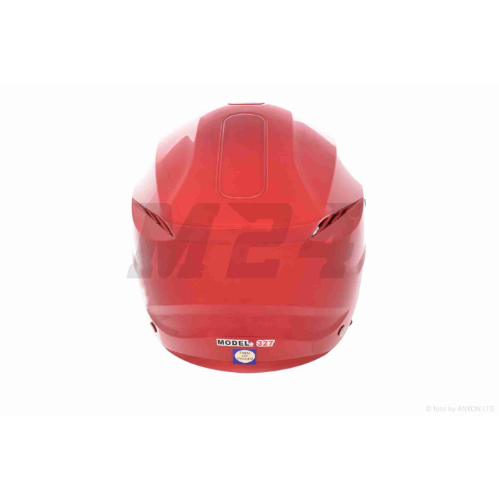 Шолом відкритий "DAVID" (#327, регулятор розміру L-XXL, окуляри, red)