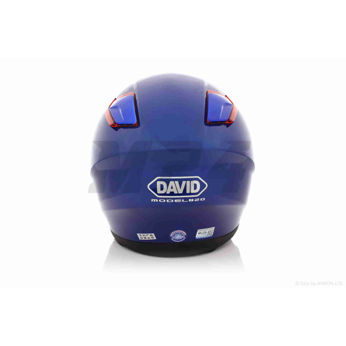 Шолом інтеграл "DAVID" (#D820, синій, XL, комір, АБС-пластик)