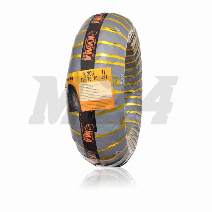 Покришка мото 10" 120/70-10 #K-208 TL, 48J "KUMA" В'ЄТНАМ