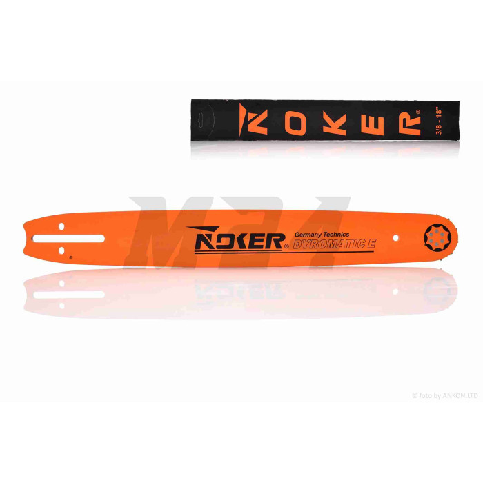 Шина пилки 18"/45cm, 3/8, 1.6, 68зв 6 заклепки "NOKER"