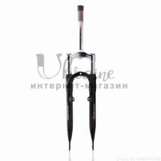 Вилка велосипеда 26" 1" (хід-60мм, шток-200мм) "ZOOM"