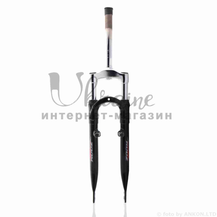 Вилка велосипеда 26" 1" (хід-60мм, шток-200мм) "ZOOM"