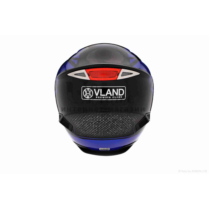 Шолом інтеграл "VLAND" #M61-X чорно-синій, L