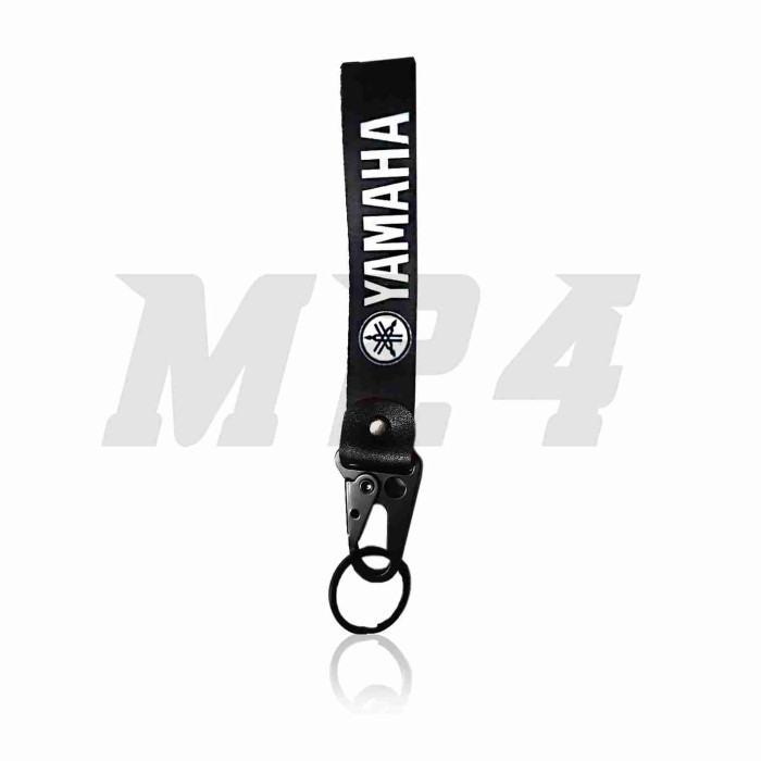 Шнурок для ключів 150mm, залізний карабін #29 (Yamaha black)