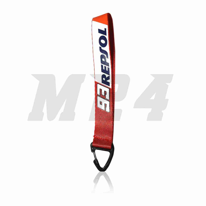 Шнурок для ключів 150mm, пластмасовий карабін #14 (93 Repsol)