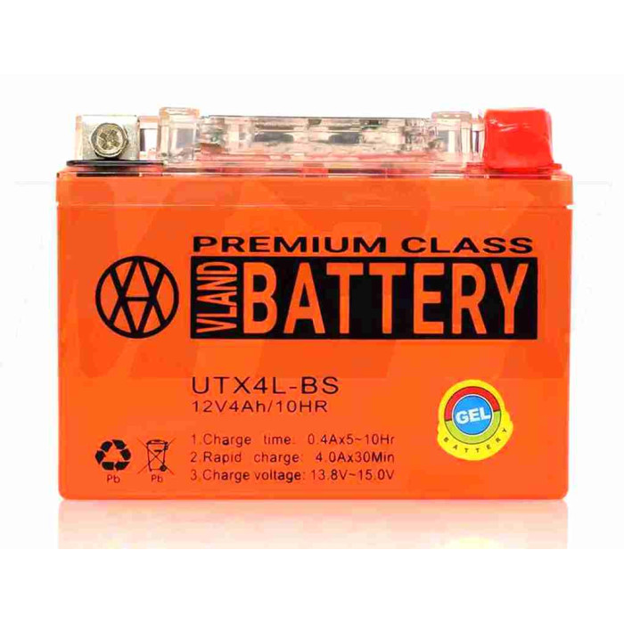 Акумулятор GEL 12V 4A 113-70-85mm UTX4L-BS "VLAND" (2026)