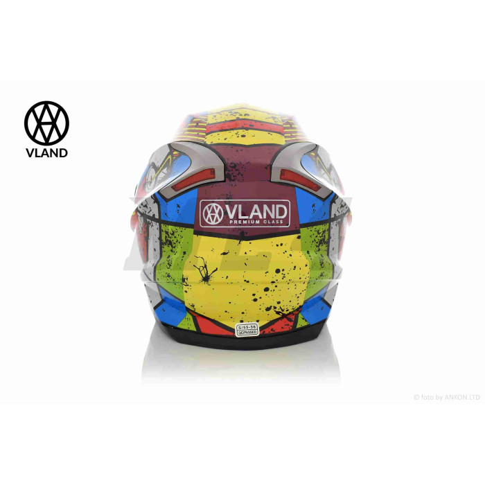 Шолом інтеграл "VLAND" #M62 мультиколор, L