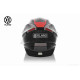 Шлем интеграл "VLAND" #M62, S, black/red
