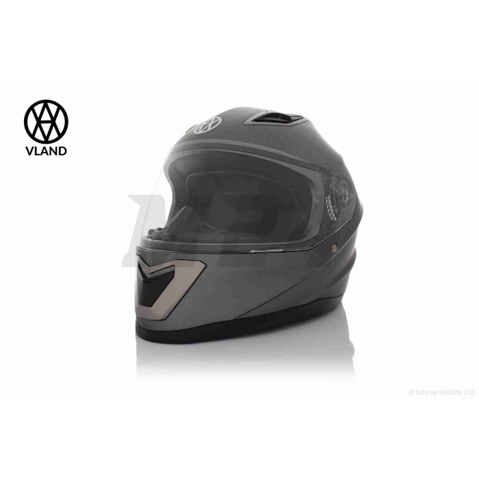 Шолом інтеграл "VLAND" #M62, XS, grey mat