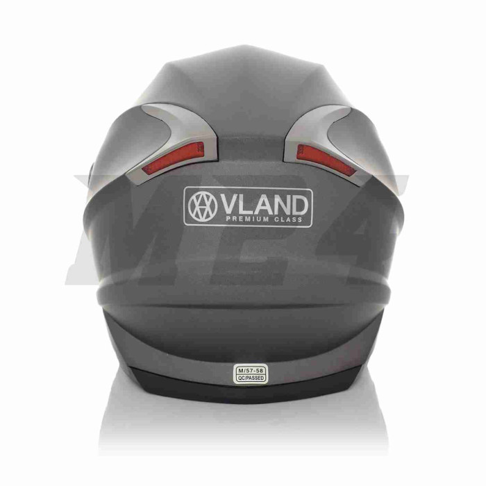 Шолом інтеграл "VLAND" #M62 сіро-матовий, L