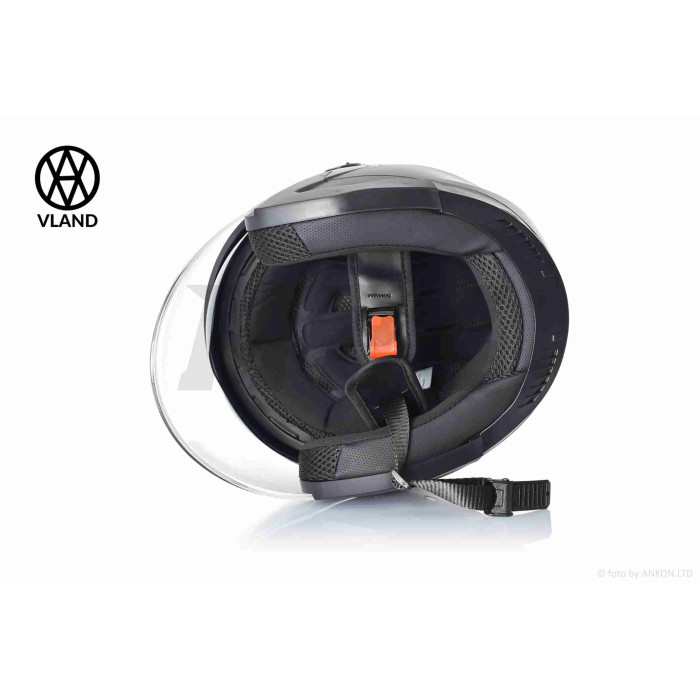 Шлем открытый "VLAND" #708, M, black
