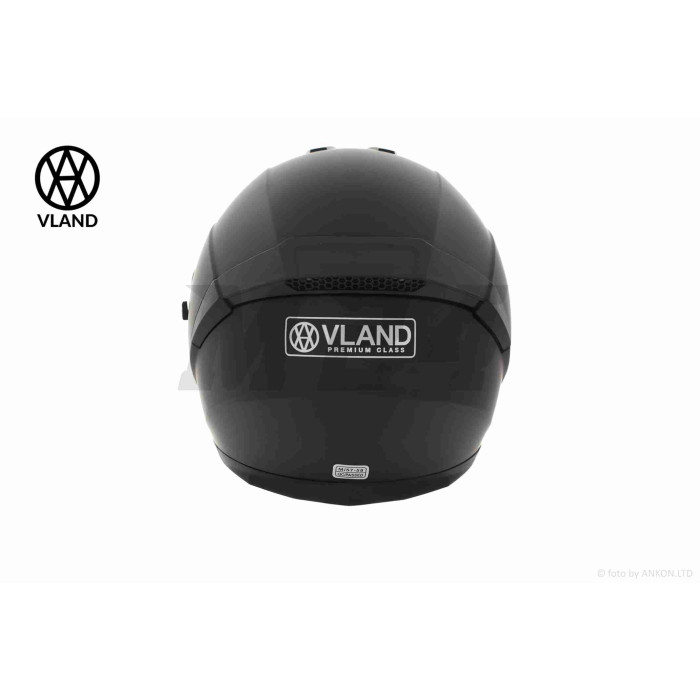 Шолом відкритий "VLAND" #703, M, black mat
