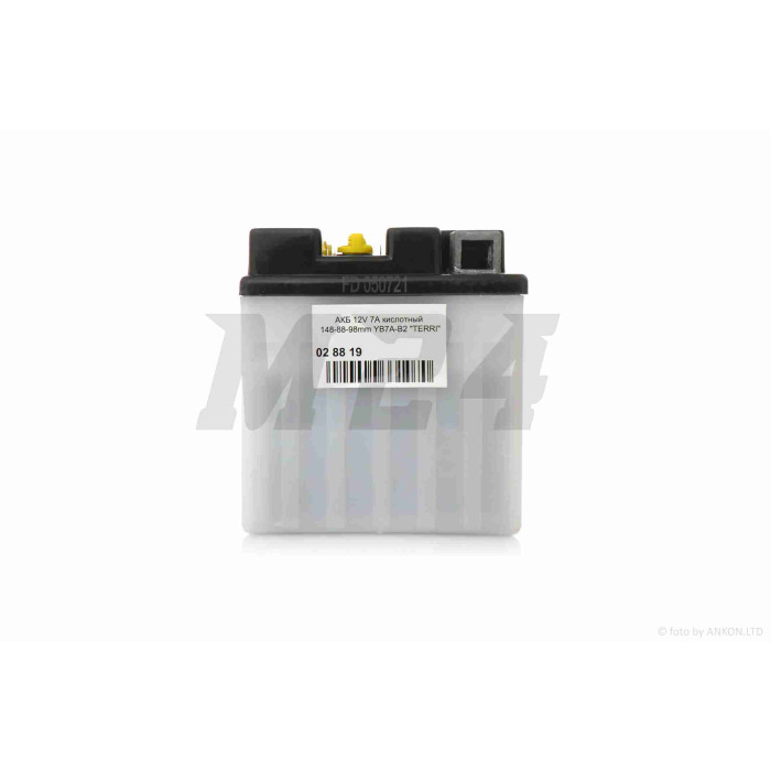 Акумулятор кислотний 12V 7A 148-88-98mm YB7A-B2 "TERRI"