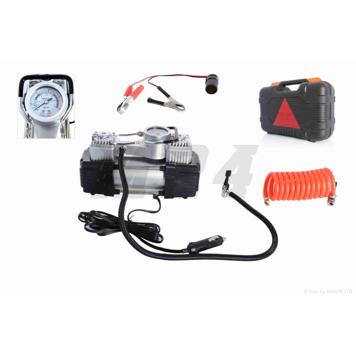 Компресор автомобільний (насос) 12V, 27л/хв, 10атм
