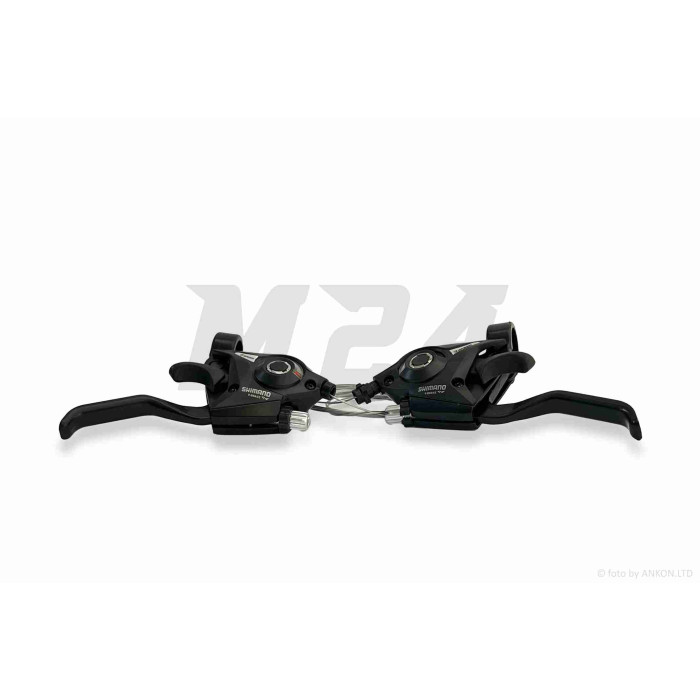 Перемикачі швидкостей вело моноблоки "SHIMANO" #XMN-009/010 (8/3 швидкостей)