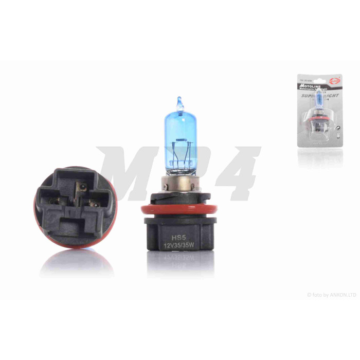 Лампа фари HS5 12V 35/30W LETS 4 синя
