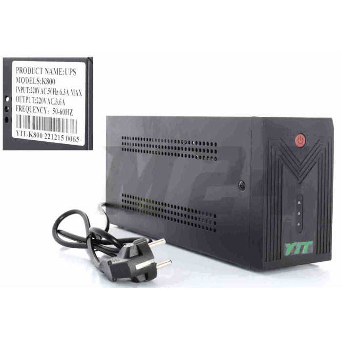 Источник бесперебойного питания (ИБП) 12V/800VA [БЕЗ АКБ]
