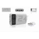 Портативное зарядное устройство Power Bank 20000mAh USB/Type-C + фонарик 2LED белый