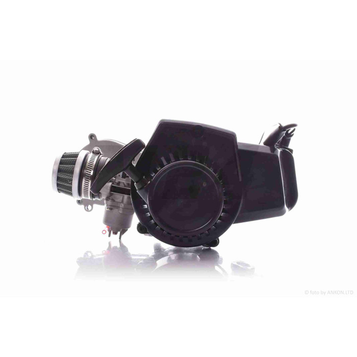 Двигун POCKET BIKE, ATV 2T 50cc (редуктор №1, карбюратор, нульовик)
