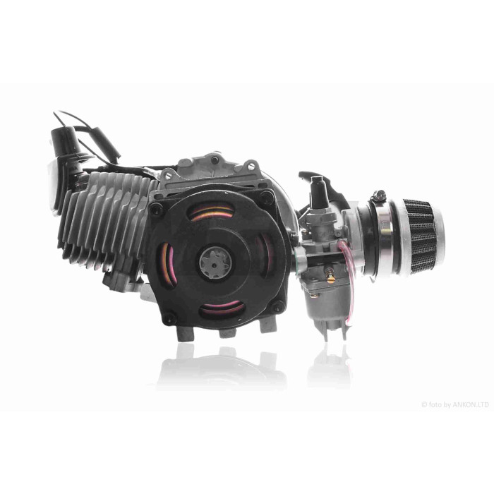 Двигун POCKET BIKE, ATV 2T 50cc (карбюратор, нульовик)