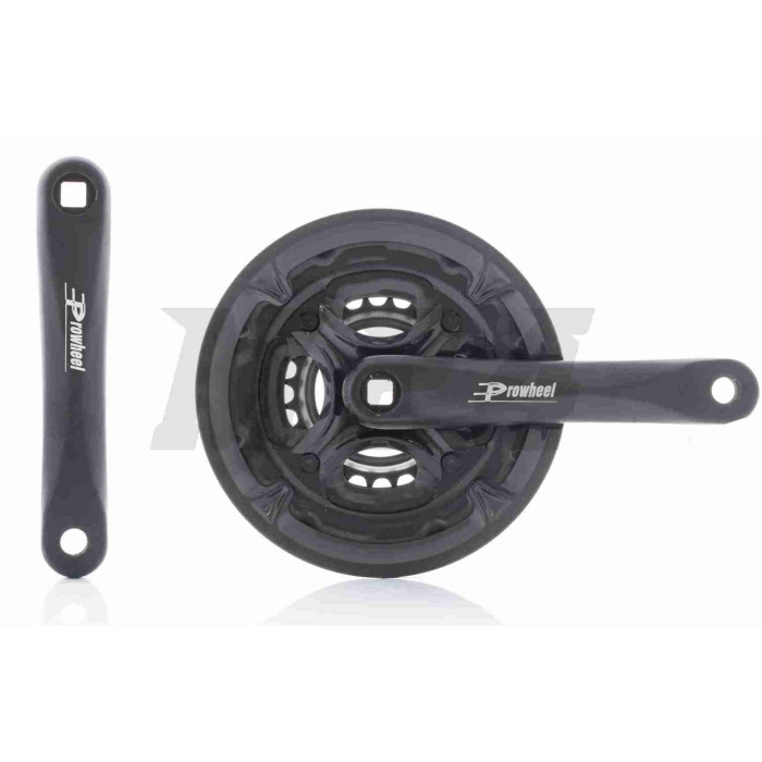 Зірки передні вело 42х34х24Т, захист, шатун під квадрат, 170mm (оригінал) "PROWHEEL"