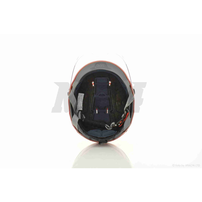 Шолом каска "DAVID" (#D316, червоний, регулятор розміру M/L/XL, АБС-пластик)
