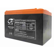 Акумулятор AGM 12V 15A 150-101-99mm 6-DZM-12 тяговий "B-CYCLE" (електро вело/скутери, 2023)